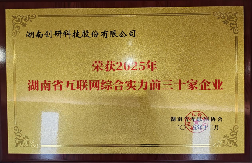 喜报！hth会体会体育蝉联湖南省互联网企业综合实力30强：AI驱动增长，智能定义未来！